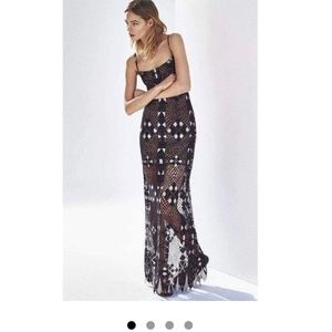 BCBG Maxazaria “Evelina” formal maxi dress